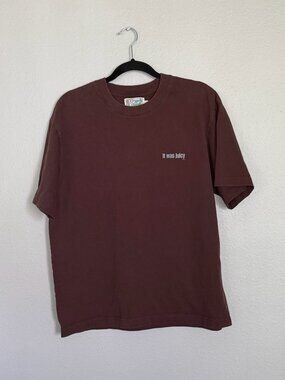 Victoria Hong Kong Skate Graphic Tee Brown Mens Medium It Was Juicy